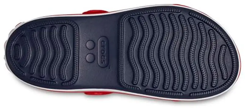 Crocs Crocband Cruiser Sandal T, Sandali Unisex - Bambini e Ragazzi, Navy Varsity Red, 20/21 EU miniatura 3