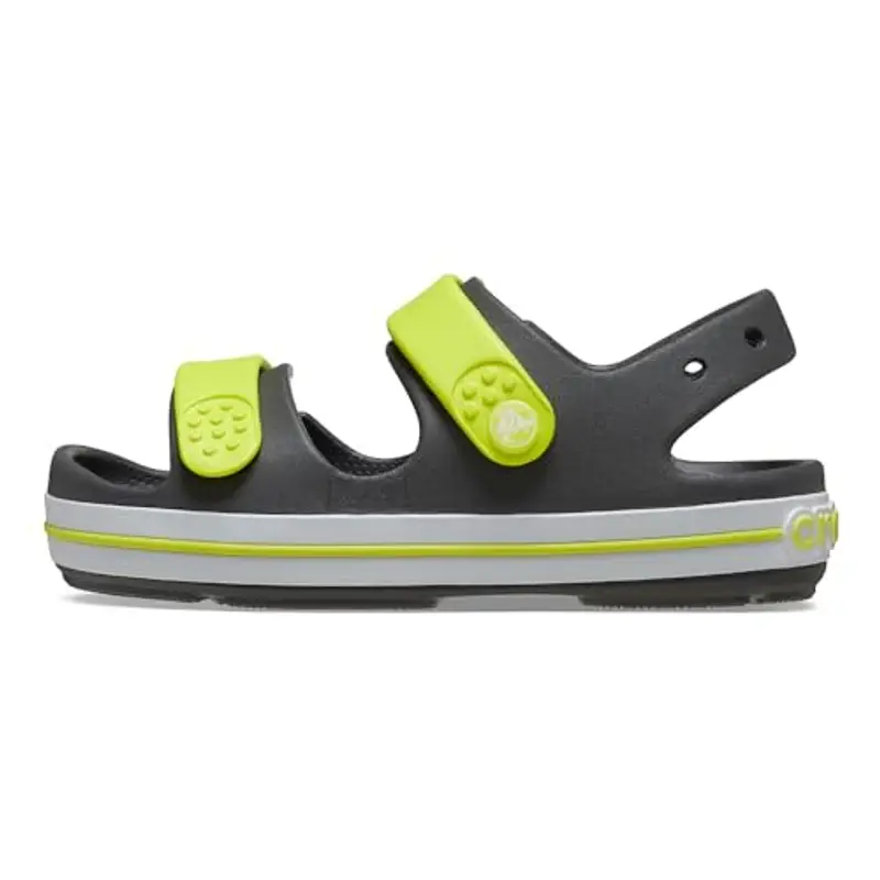 Crocs Crocband Cruiser Sandal T, Sandali Unisex - Bambini e Ragazzi, Slate Grey Acidity, 25/26 EU miniatura 2