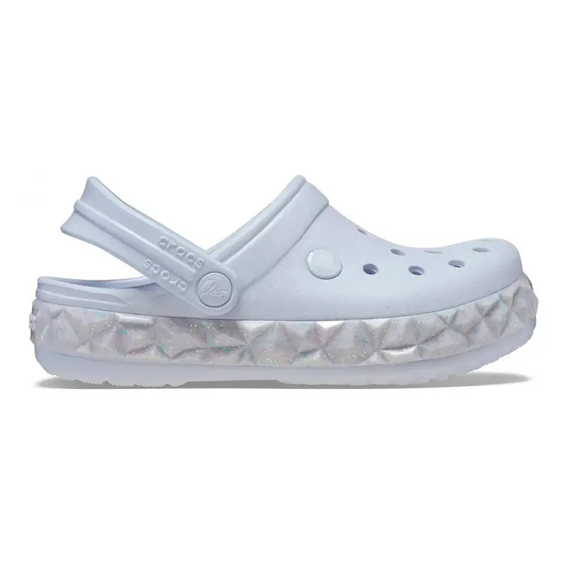 Crocband geometric glitter band clog toddler DRSC