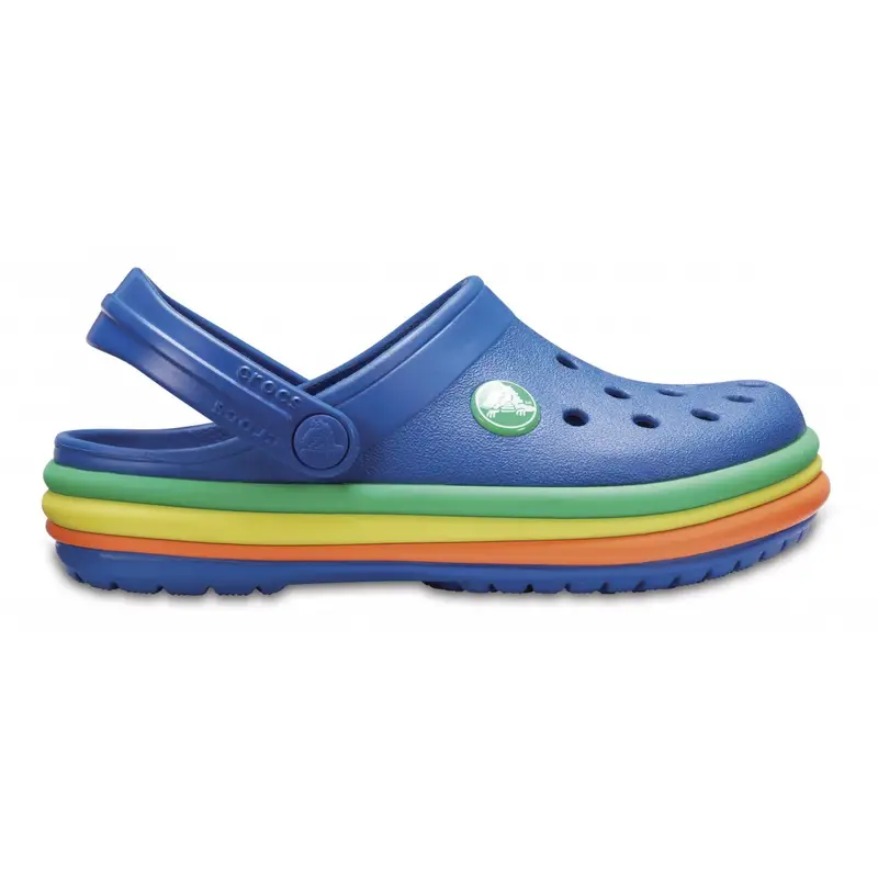 Crocband™ rainbow band clog k Blue Jean