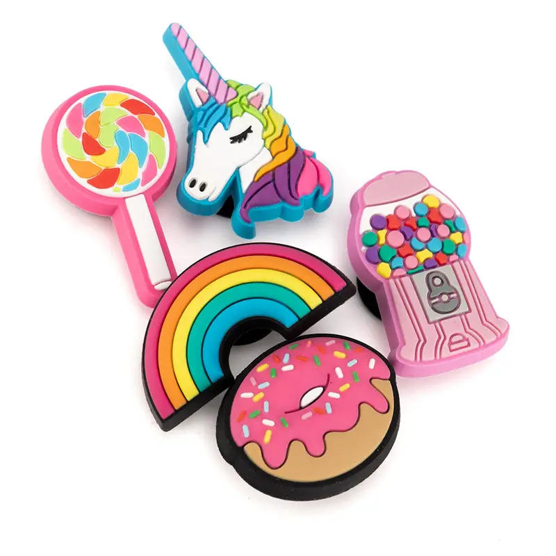 Decorazione per scarpe Crocs EVERYTHING NICE 5 PACK 10008657 Rosa