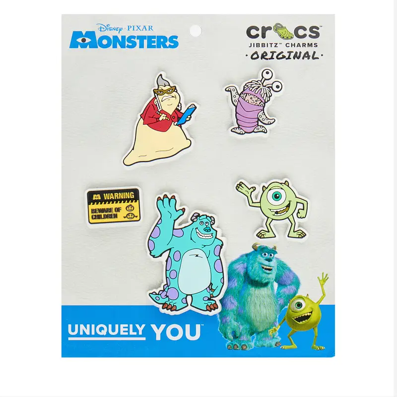 Decorazione per scarpe Crocs Jibbitz™ Monsters Inc 5-Pack 10014921 Multicolore