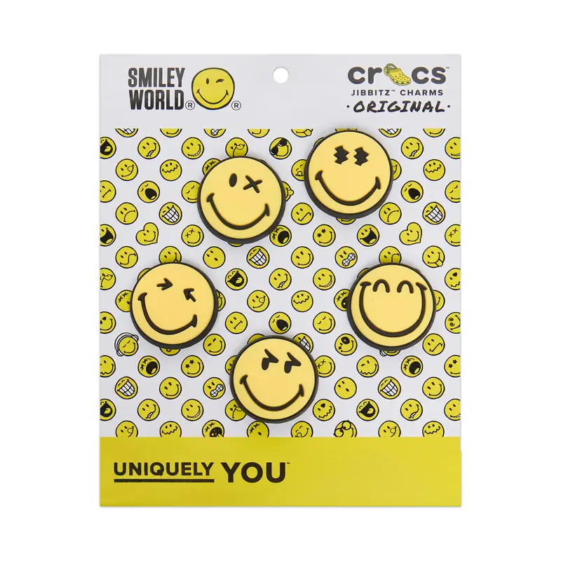 Decorazione per scarpe Crocs Smileyworld 5Pck 10015113 Multicolore