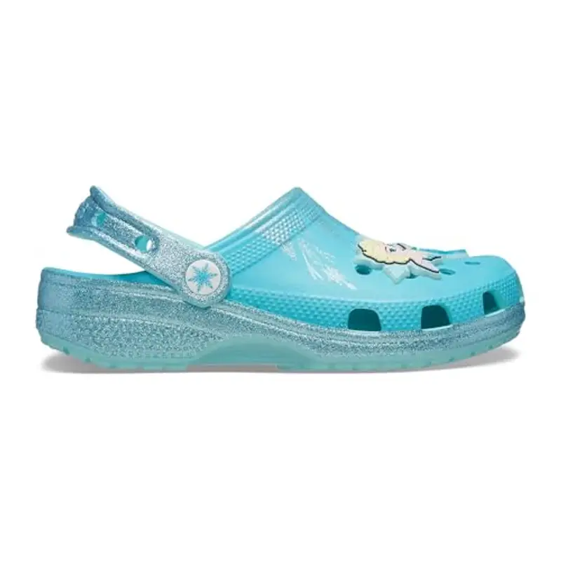 Crocs Frozen Elsa Classic Clog K, Zoccoli Unisex - Bambini e Ragazzi, Multicolore, 32/33 EU