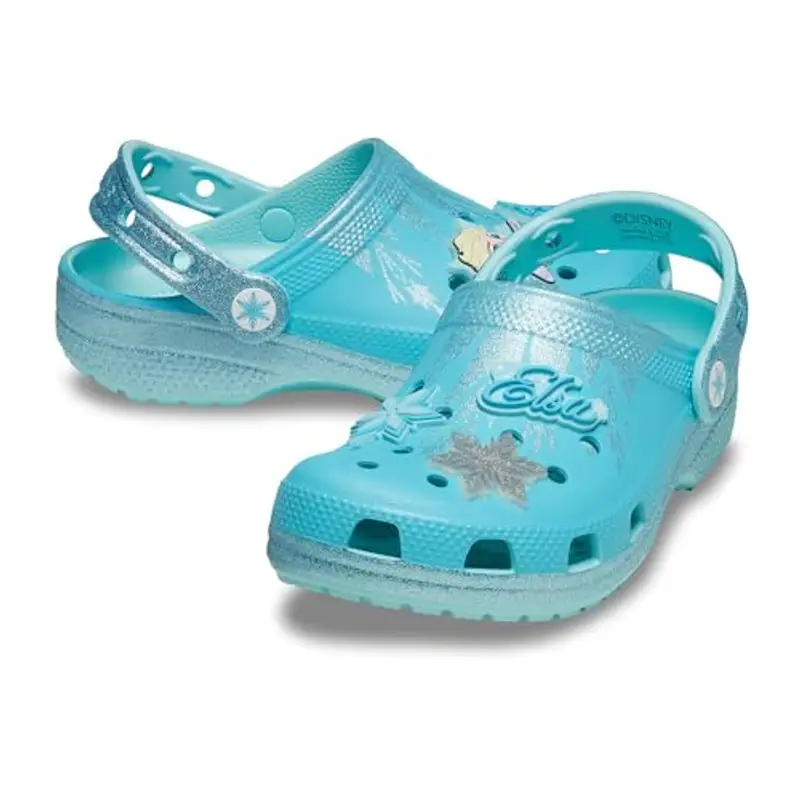 Crocs Frozen Elsa Classic Clog K, Zoccoli Unisex - Bambini e Ragazzi, Multicolore, 34/35 EU miniatura 2