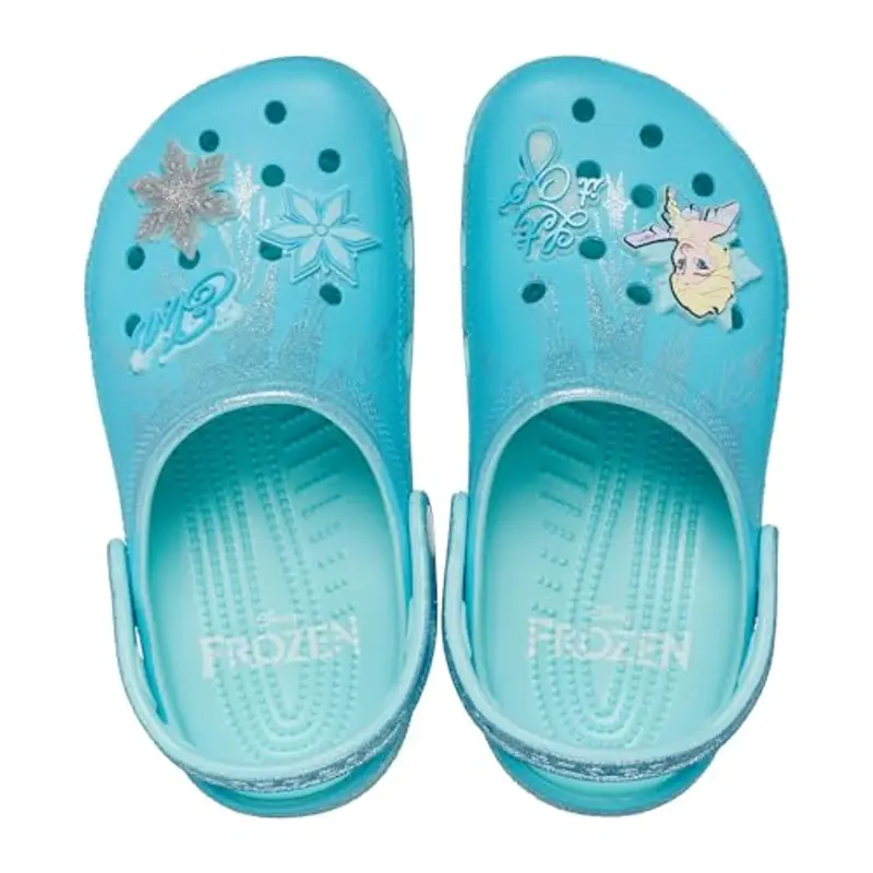 Crocs Frozen Elsa Classic Clog K, Zoccoli Unisex - Bambini e Ragazzi, Multicolore, 34/35 EU miniatura 3