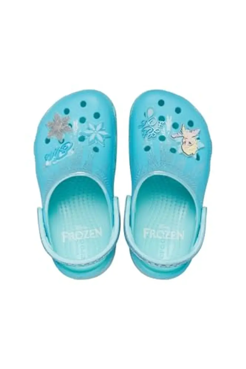 Crocs Frozen Elsa Classic Clog T, Zoccoli Unisex - Bambini e Ragazzi, Multicolore, 23/24 EU miniatura 2
