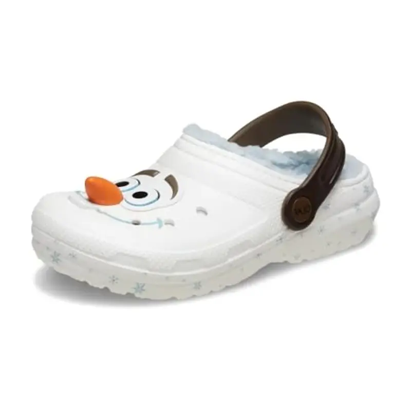 Crocs Frozen Olaf Lined Classic Clog K, Zoccoli Unisex - Bambini e Ragazzi, Multicolore, 28/29 EU