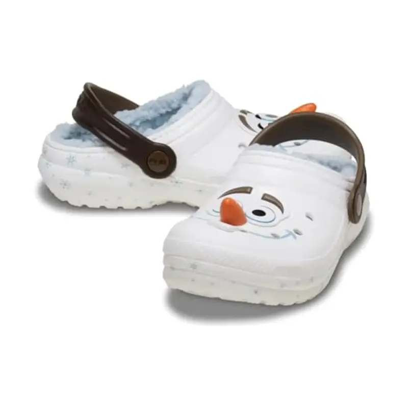 Crocs Frozen Olaf Lined Classic Clog K, Zoccoli Unisex - Bambini e Ragazzi, Multicolore, 33/34 EU miniatura 2