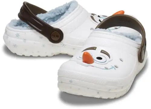 Crocs Frozen Olaf Lined Classic Clog T, Zoccoli Unisex - Bambini e Ragazzi, Multicolore, 20/21 EU miniatura 2