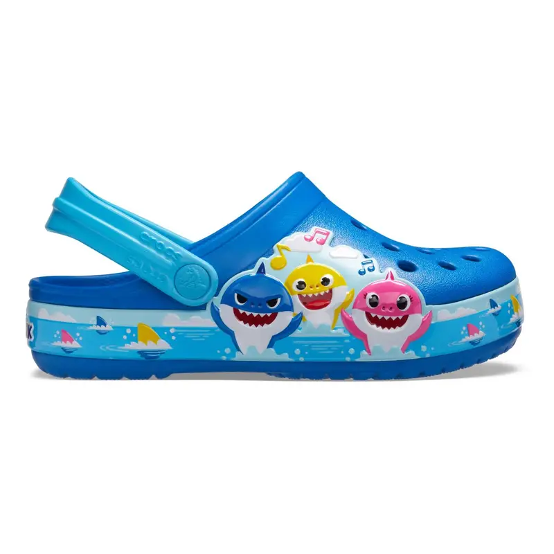 Crocs fun lab baby shark band clog toddler
