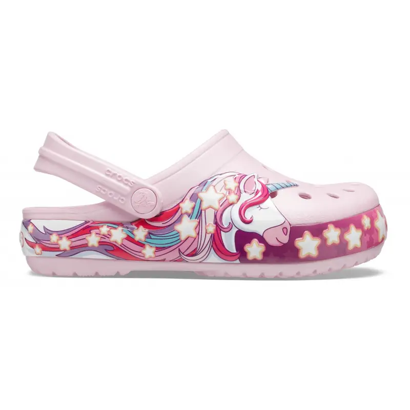 fun lab unicorn band lights clog k Ballerina Pink