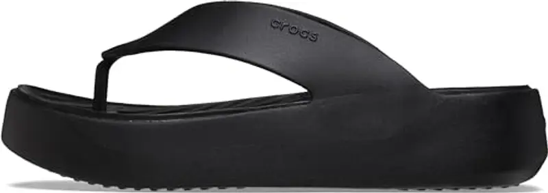 Crocs Getaway Platform Flip, Infradito Donna, Nero, 39/40 EU