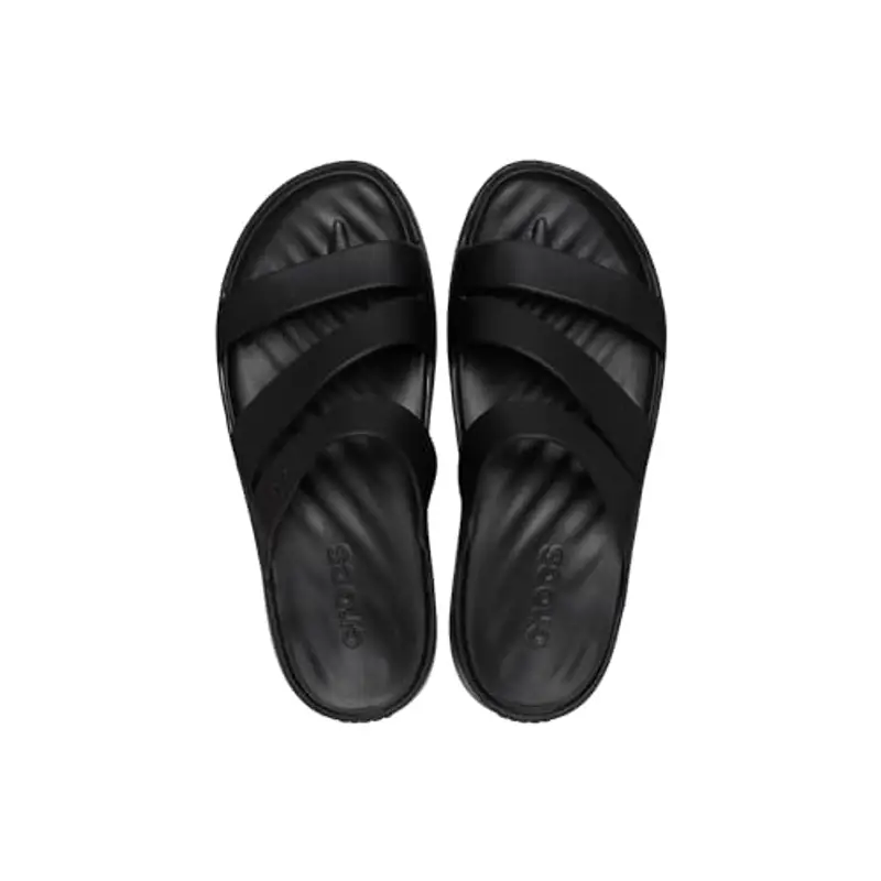 Crocs Getaway Strappy, Sandali Donna, Nero, 38/39 EU miniatura 3