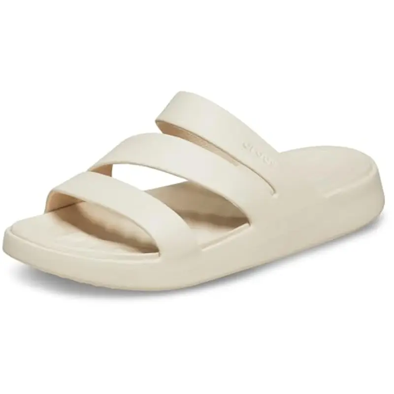 Crocs Getaway Strappy, Sandali Donna, Stucco, 42/43 EU