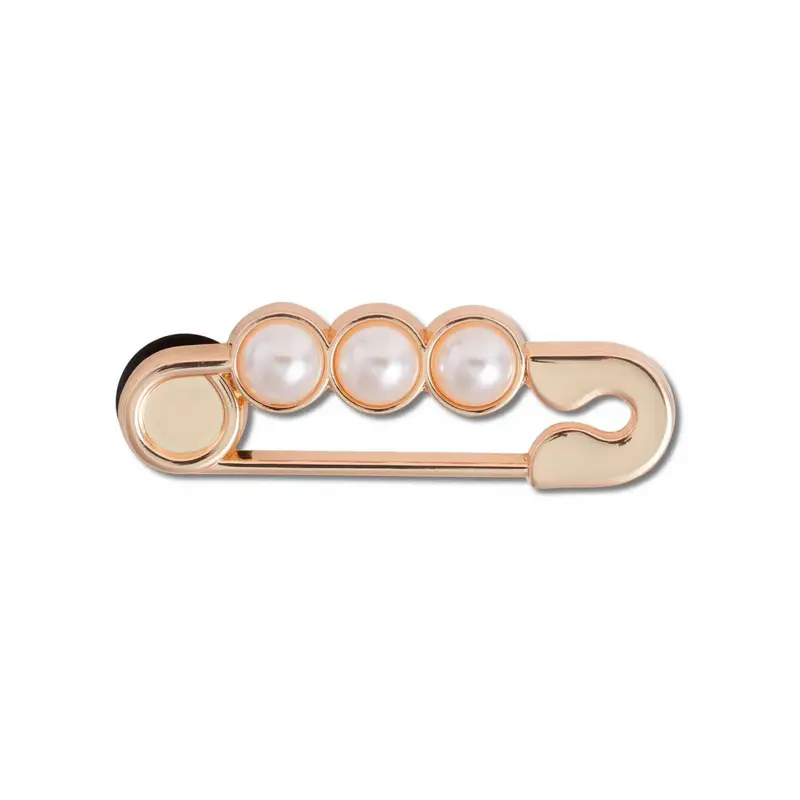 Gold and pearl safety pin UCOL