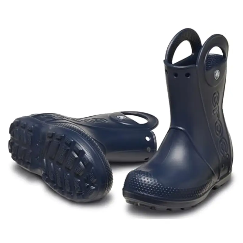 Crocs Handle It Rain Boot K, Stivali Unisex - Bambini e Ragazzi, Navy, 29/30 EU miniatura 2