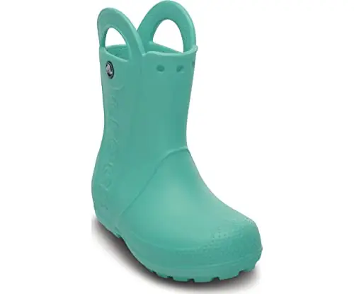 Crocs Handle IT Rain Boot Scarpe da barca, Island Green, 27/28 EU