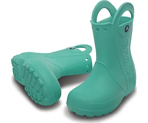 Crocs Handle IT Rain Boot Scarpe da barca, Island Green, 27/28 EU miniatura 3