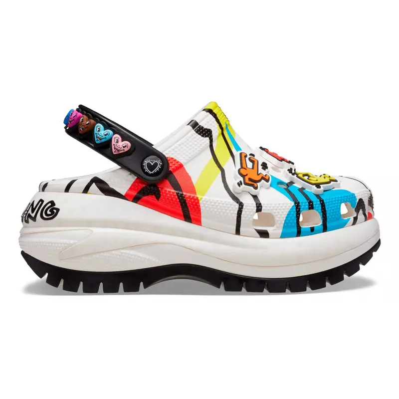 Haring mega crush clog Black