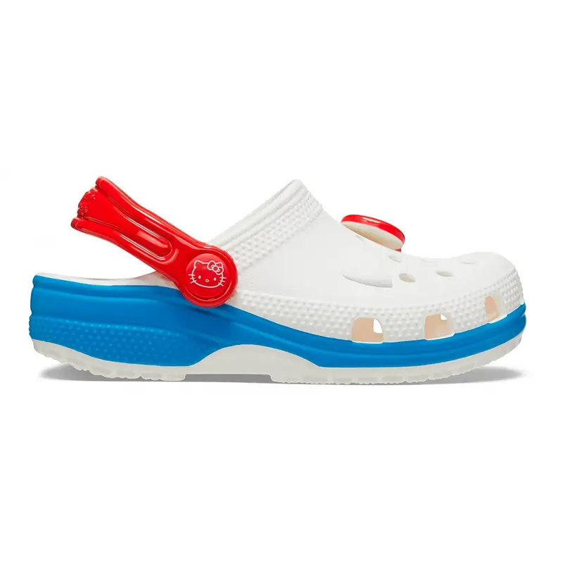 Hello kitty iam classic clog kid White