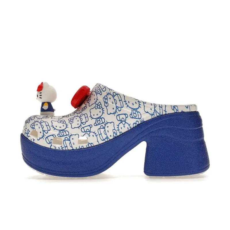 Hello Kitty x Siren Clog 50° Anniversario Sneakers Unisex Bianche 209451-100 42-43 miniatura 2