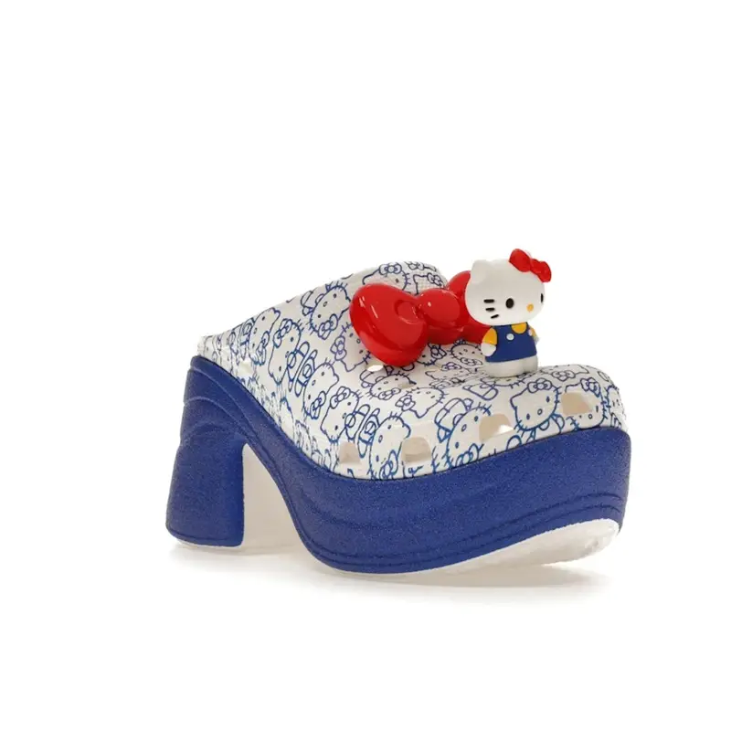 Hello Kitty x Siren Clog 50° Anniversario Sneakers Unisex Bianche 209451-100 42-43 miniatura 5