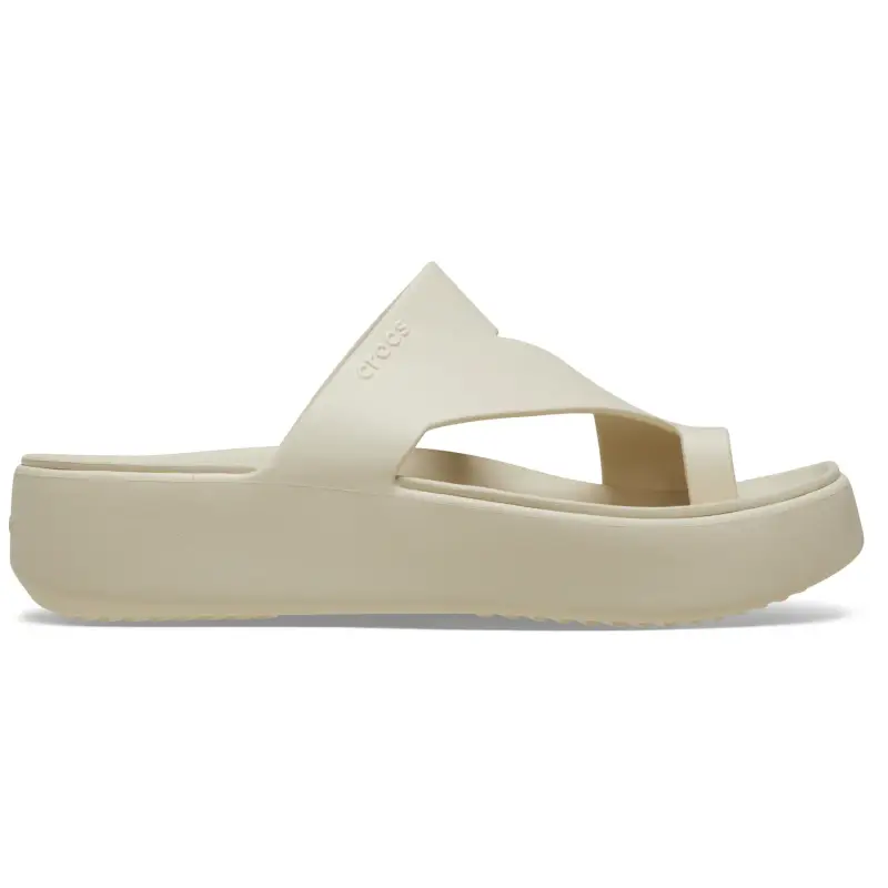 Infradito con zeppa per ragazza Crocs Getaway Platform Toe Loop