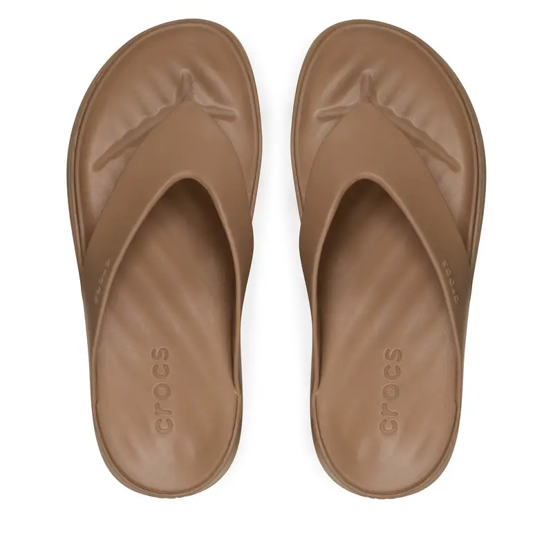 Infradito Crocs Getaway Platform Flip 209410 Marrone