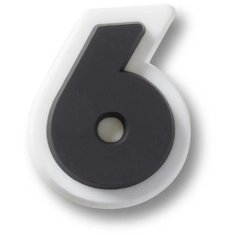 Jibbitz Crocs Bold Number 6