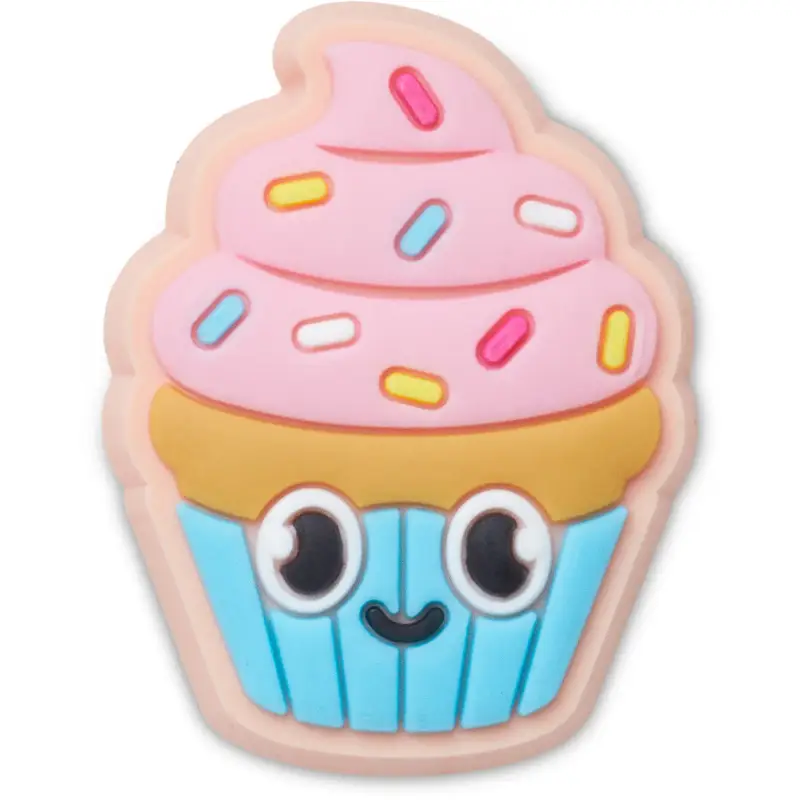 Jibbitz Crocs Cupcake with Smile