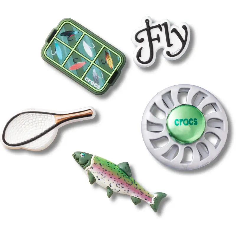 Jibbitz Crocs Fly Fishing (x5)