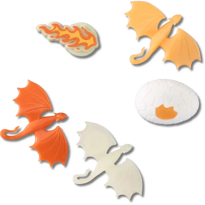 Jibbitz Crocs Glow In The Dark Dragon (x5)
