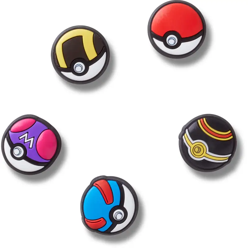 Jibbitz Crocs Poke Ball (x5)