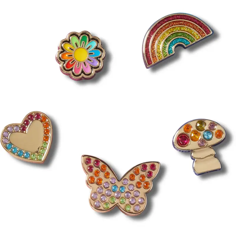 Jibbitz Crocs Rainbow Elvtd Festival (x5)