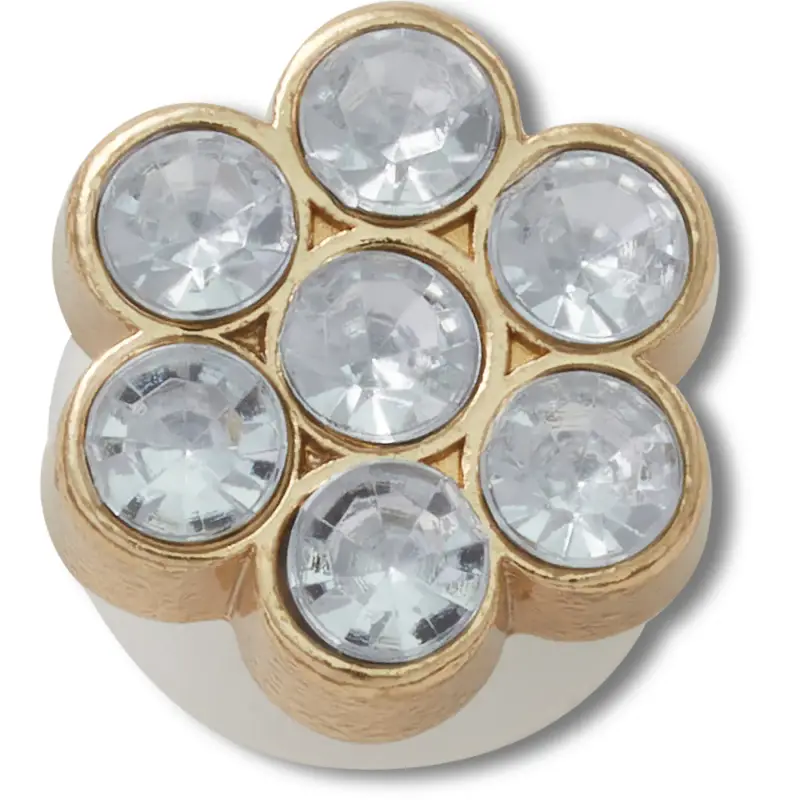 Jibbitz Crocs Tiny Silver Gem Flower