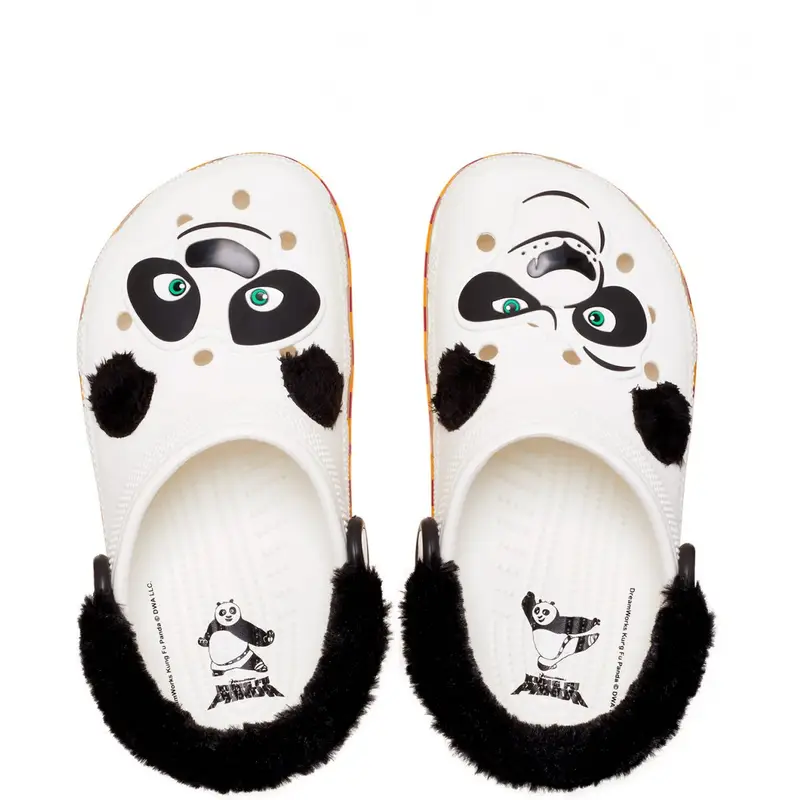 Kung fu panda classic clog kid White