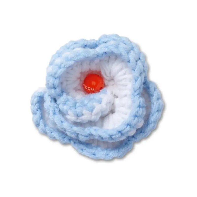 Light blue crochet floral UCOL