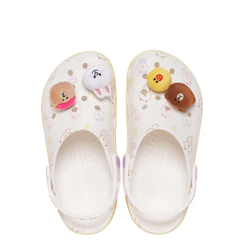 Line friends classic clog White