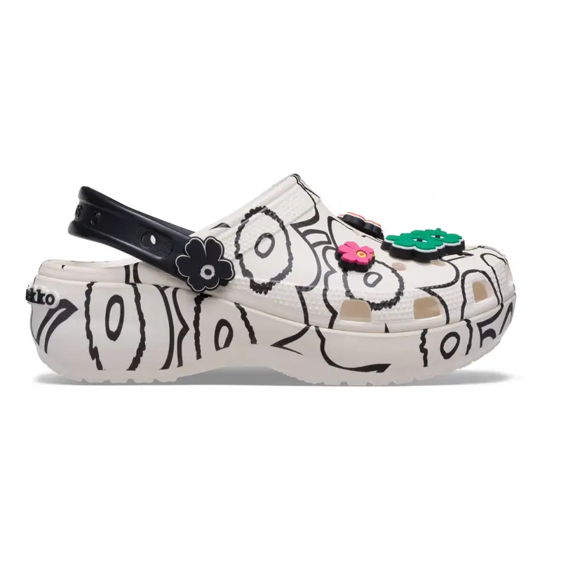 Marimekko classic platform clog w MULTI