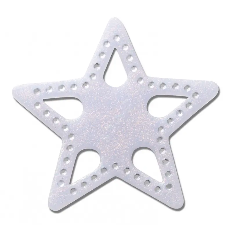 Mega blue glittery star UCOL