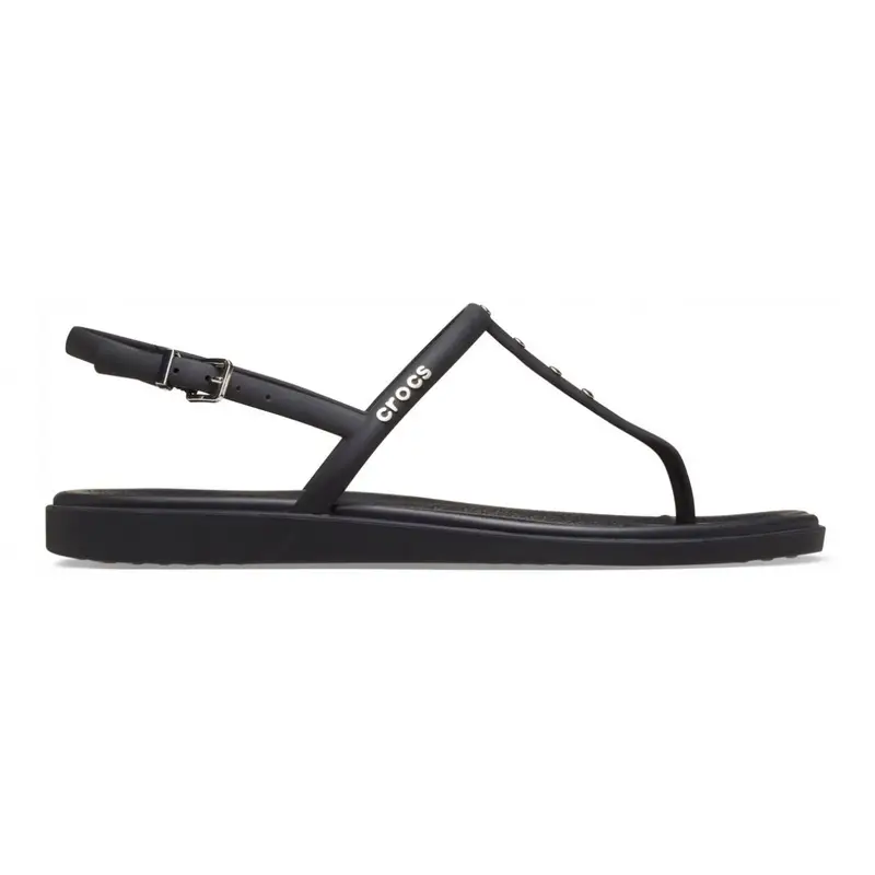 Miami studded thong flip Black