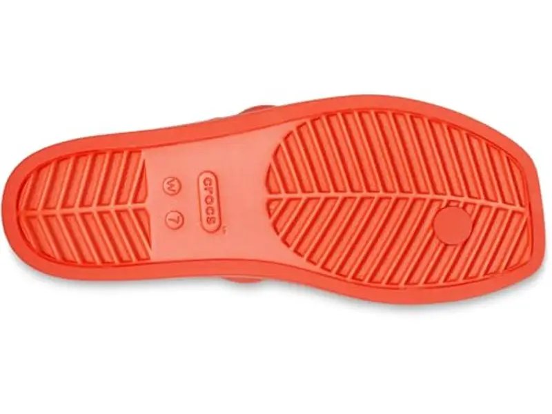 Crocs Miami Toe Loop Sandal - Sandali donna, Lava, 4 miniatura 3