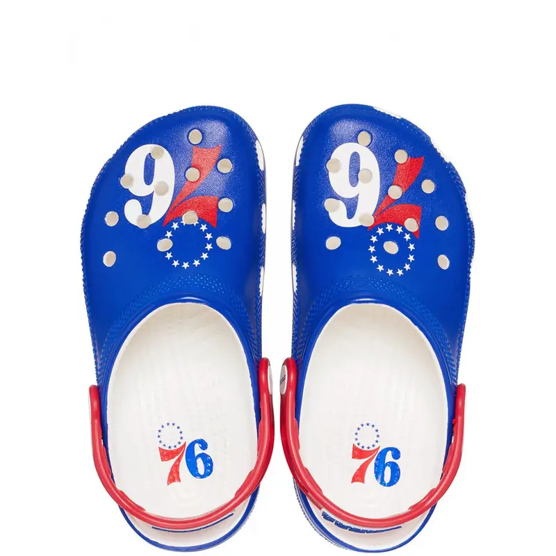 Nba philadelphia 76ers classic clog White