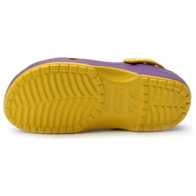 NBA x Crocs Classic Clog Los Angeles Lakers Sneakers Unisex Viola Girasole 208650-75Y 43-44 miniatura 4