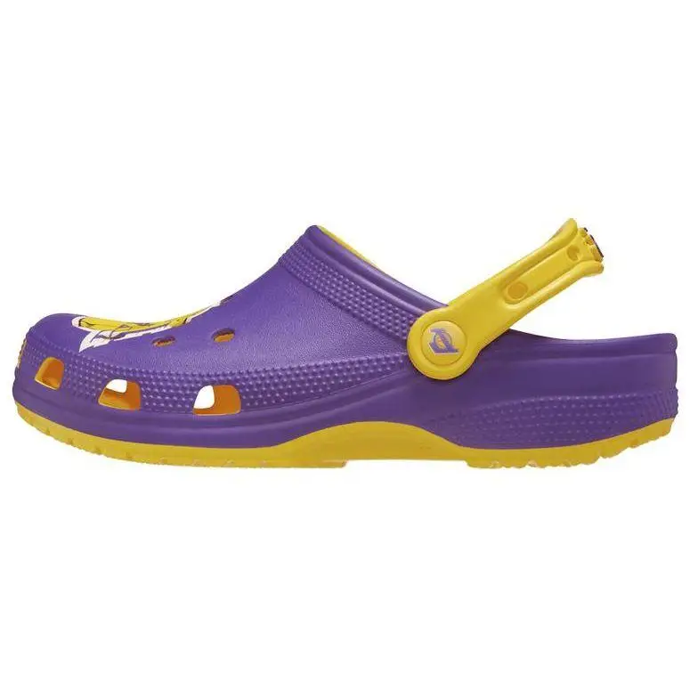 NBA x Crocs Classic Clog Los Angeles Lakers Sneakers Unisex Viola Girasole 208650-75Y 43-44