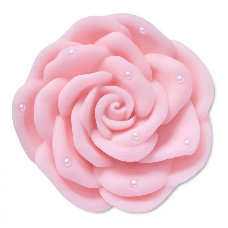 Pink rose with pearls UCOL