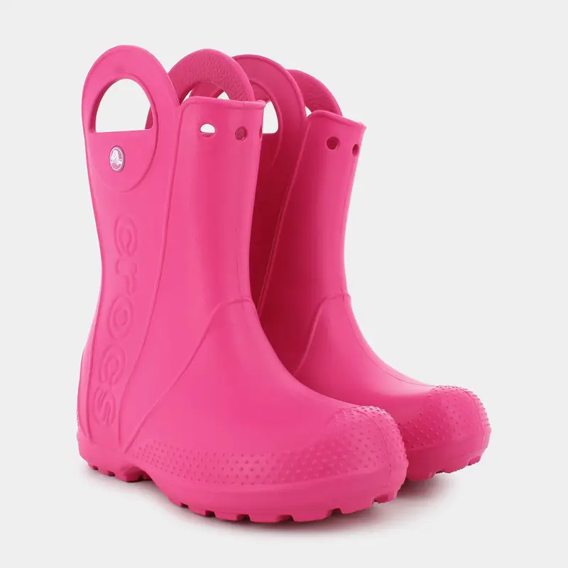 Pioggia-neve-Scarpe Crocs da Bambina, rosa miniatura 2