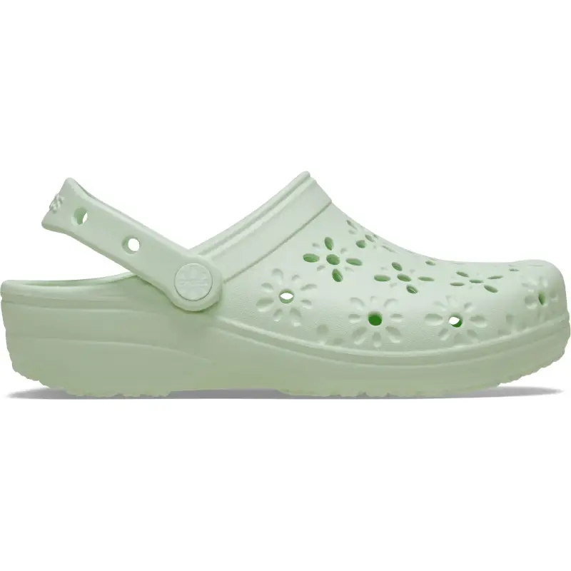 Sabot Crocs Classic Floral Cut Out