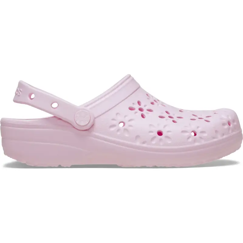 Sabot Crocs Classic Floral Cut Out